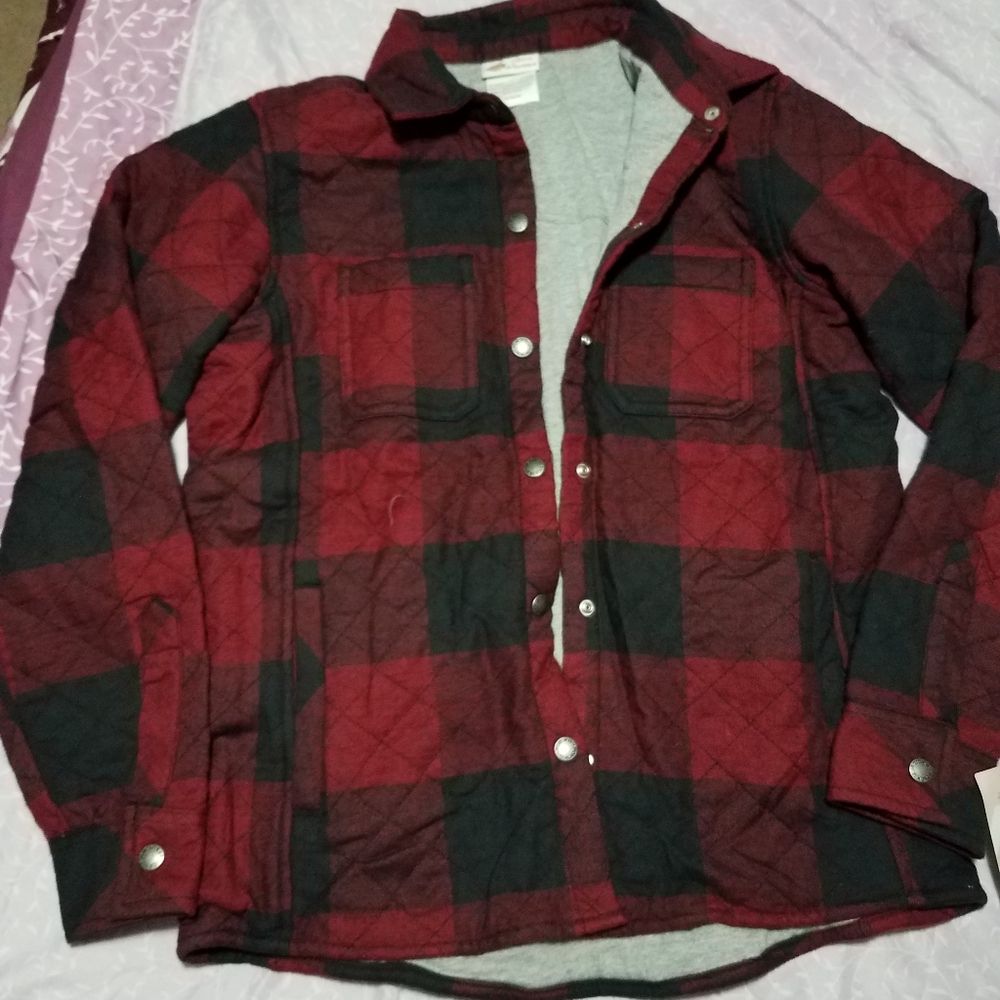 Woman's Dickie's lined buttonup